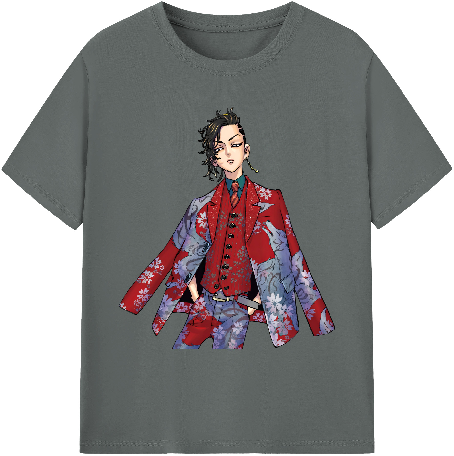（画像用） 東京リベンジャーズ Tokyo Revengers 綿100％ メンズ半袖Tシャツ｜肌触りやわらか＆通気性